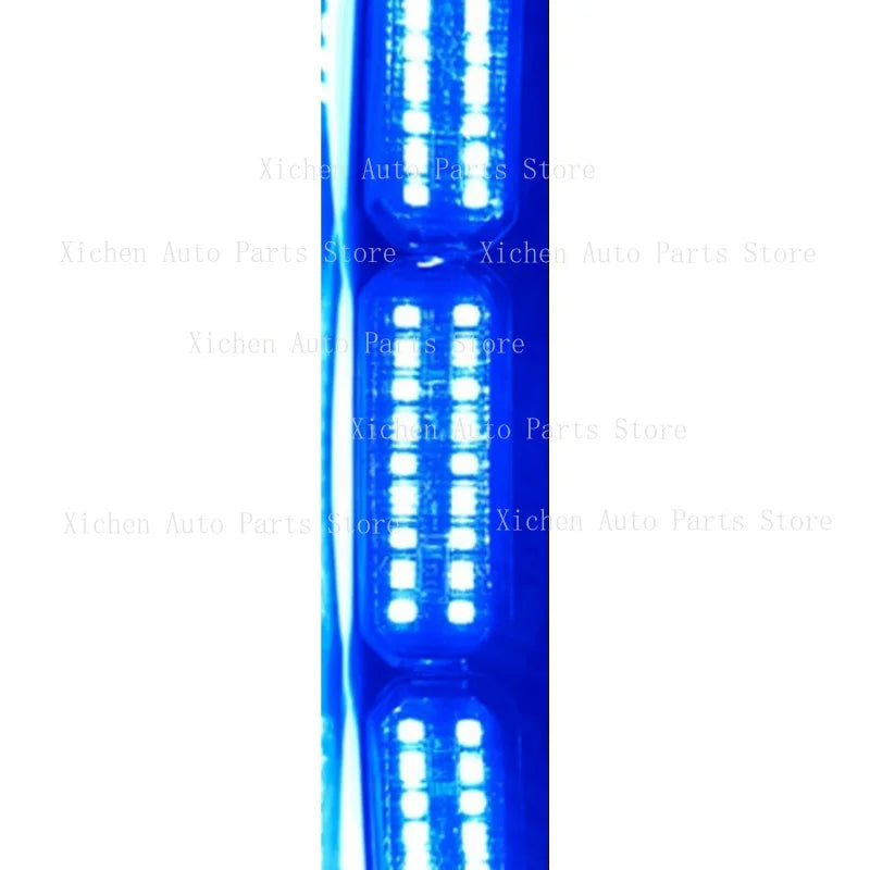 Blue Grille 1-to-4 Upgrade Beads Fit off-road Cars Pickup