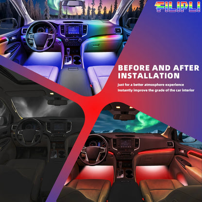 For Toyota Corolla 2016-2020 RGB 18 Ambient Lighting Kit Full