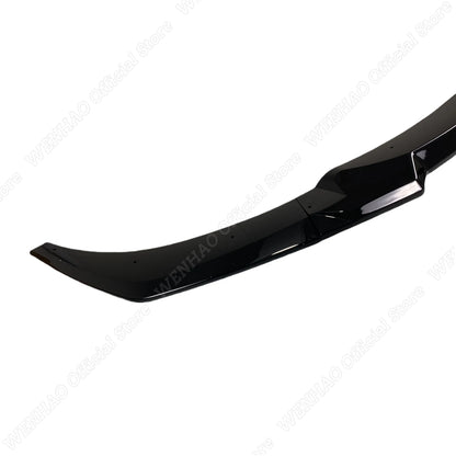 For BMW 6 Series F06 F12 Cs Gloss Black Front Bumper Lip