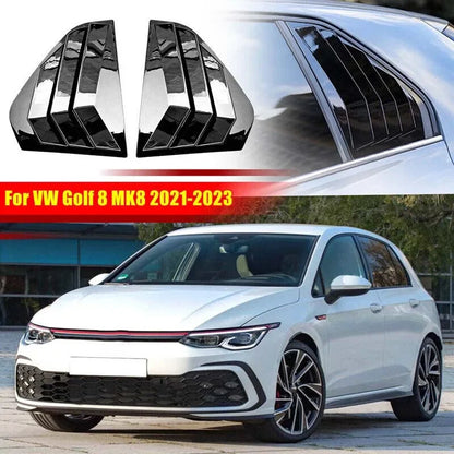 For VW Golf MK8 2020-2023 Rear Louver Window Quarter Side