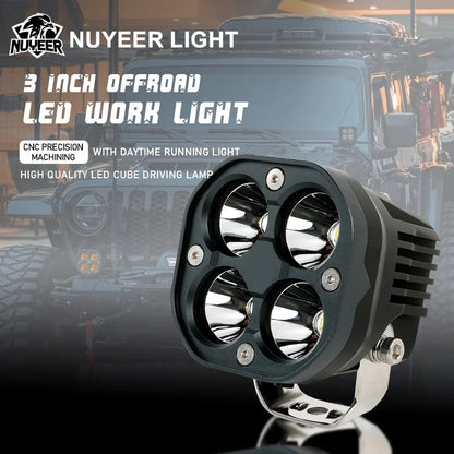 12V 24V Offroad Driving 3inch Pod Spot Beam Drl