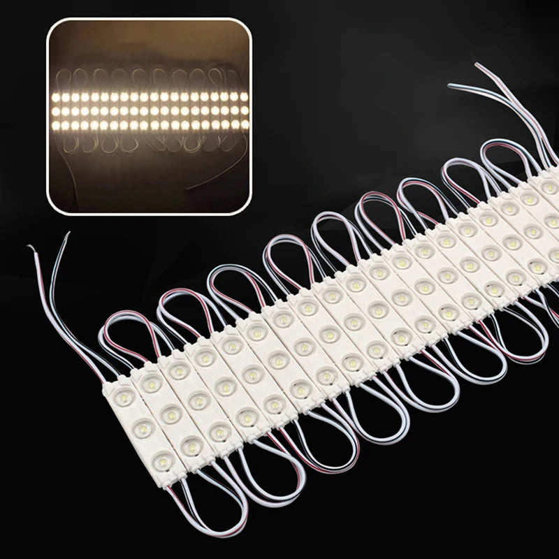 20PCS Set dc12v 2835 Smd Module Injection Waterproof IP67