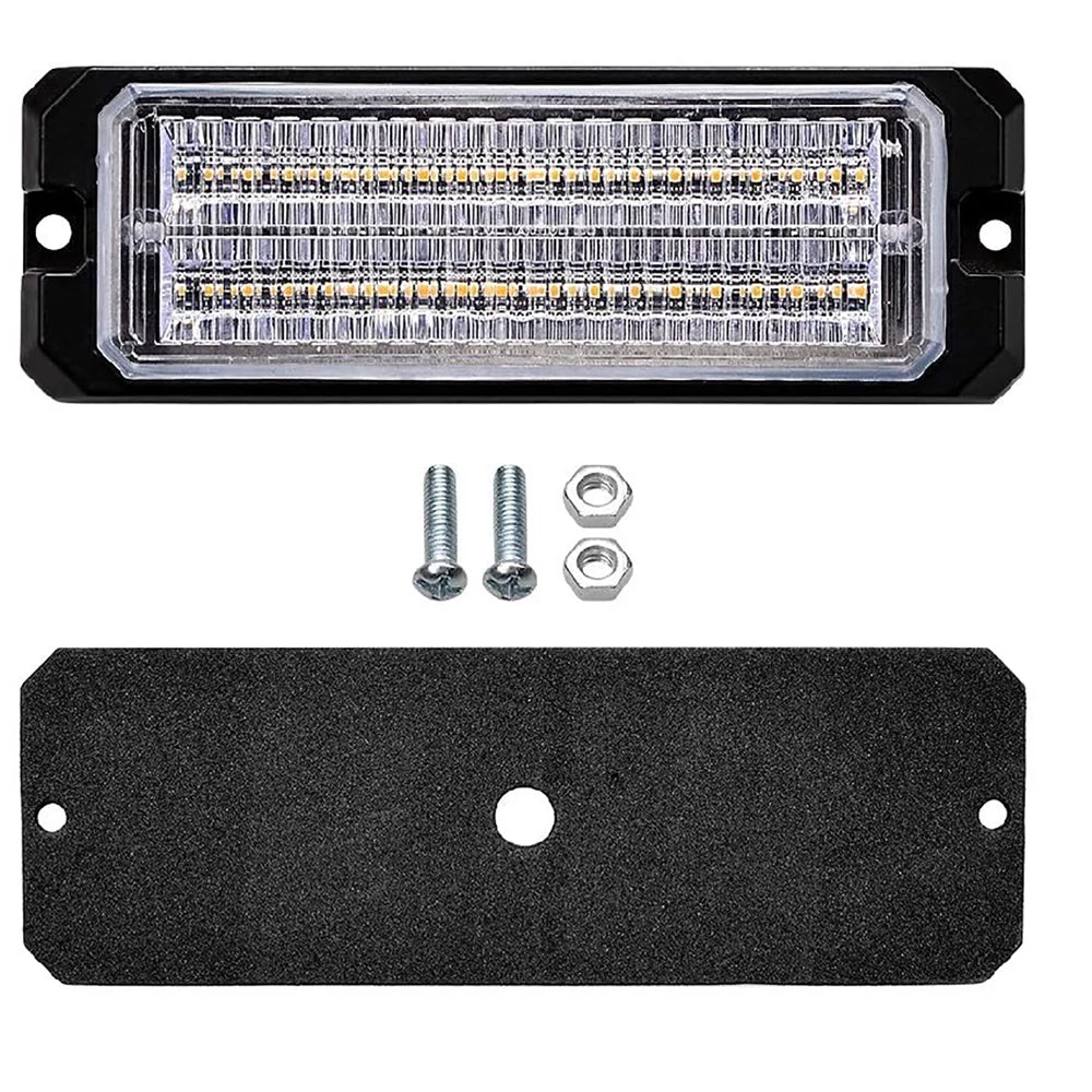 For Most Suitable Cars Suvs Vans Trucks 12v-24v Dc Strobe Black