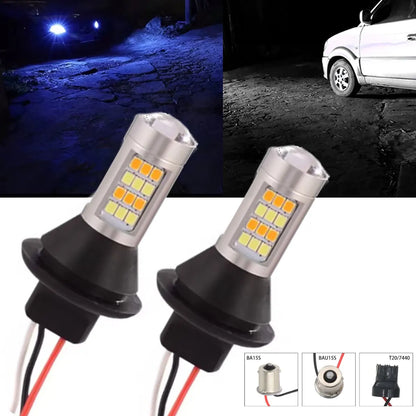 42LED T20 W21W wy21w 7440 ba15s bau15s 1156 P21W