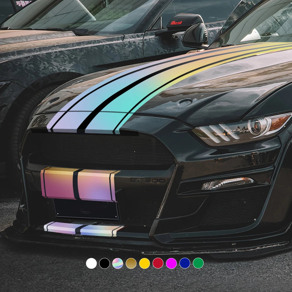 For Roof Hood Door Exterior Stickers 6PCS Kit Full Body Vinyl