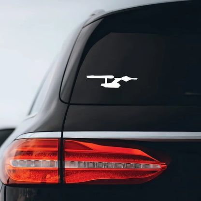 For Auto Enterprise Starship Space Ship Stickers Truck Window
