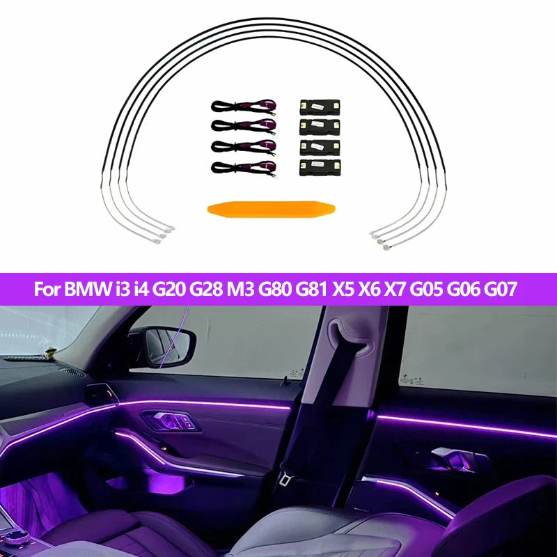 For BMW I3 I4 X5 X6 Four Door Soft Strip Ambient X7 G05 G06 G07