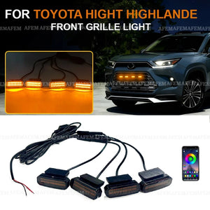 For Toyota Hight Highland Daytime Running Front Grille Wheel