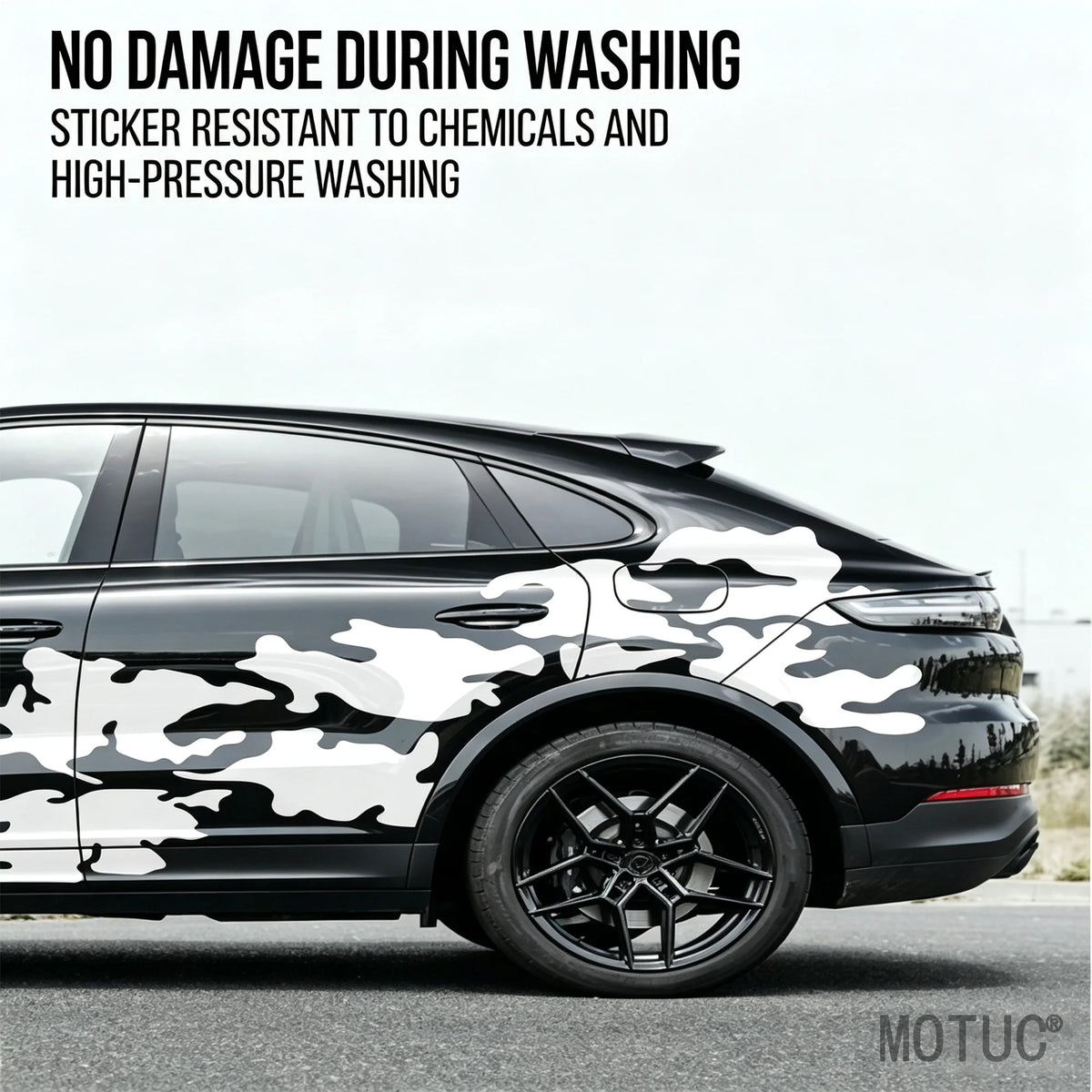 For Modified Sedans 2PCS large-area Camouflage Pattern Side Body
