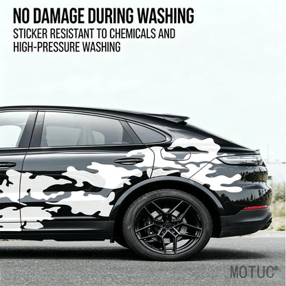 For Modified Sedans 2PCS large-area Camouflage Pattern Side Body