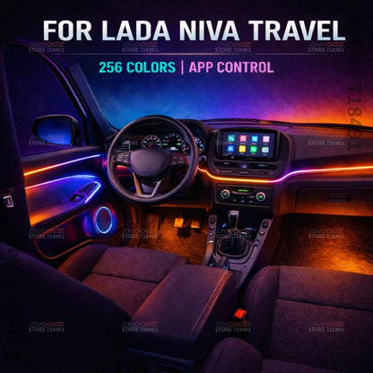 For Lada Nivatravel 22IN1 RGB Interior Acrylic Ambient RGB