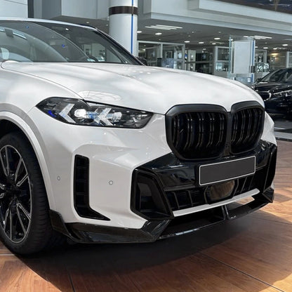 For BMW X5 G05 Lci 40I Front Bumper Splitter Lip Spoiler