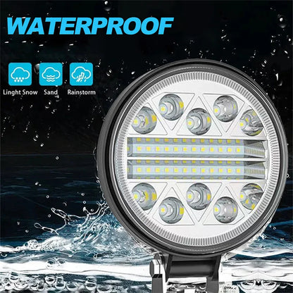 Work Round high-brightness Waterpoof off-road Roof Spot Truck