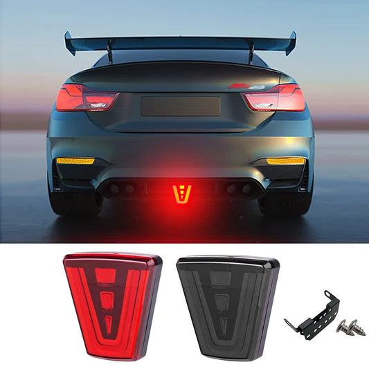 For Auto Brake Pilot Sporty F1 Rear Tail 12V Flash Warning