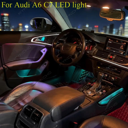 For Audi A6 C7 Ambient Lighting Colors Suitable Models From 2011