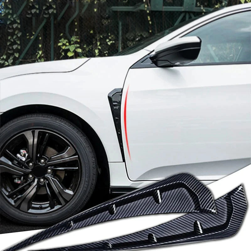 Pair Side Fender Air Flow Wing Vent Cover Body