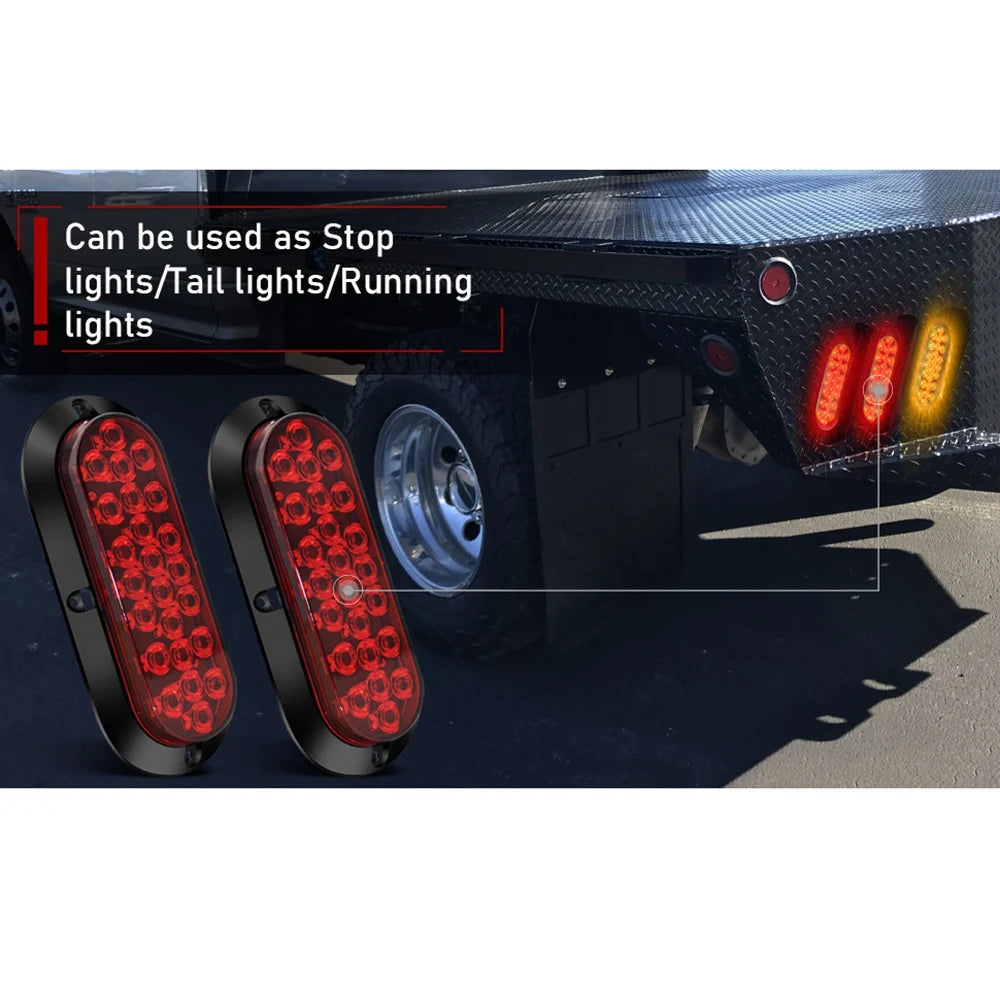 For Boat Trailer Trailer Tail 24 Brake Truck Turn Side Suitable