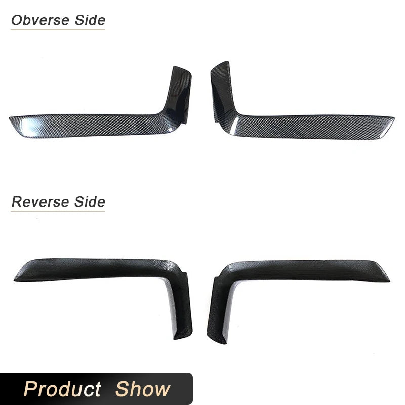 For BMW 4 Series F32 F33 Carbon Fiber Front Bumper Fog Cover F36