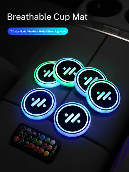 For Im Motors L6 LS6 LS7 Color Changing Cup Holder Rear