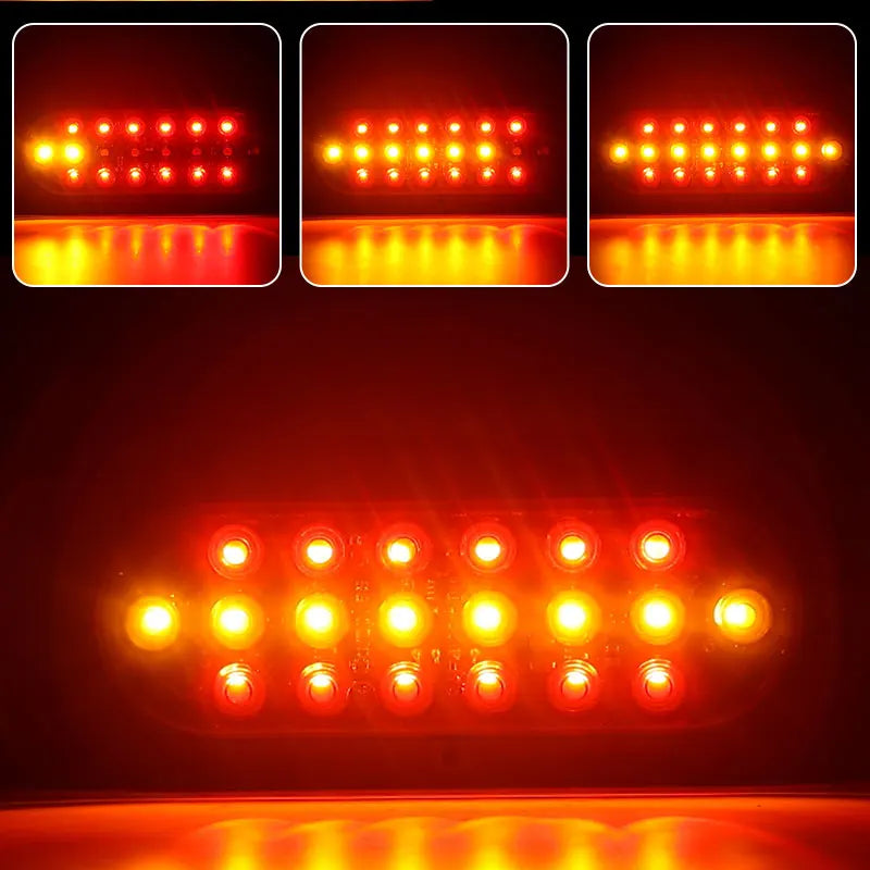 20LED In Tail Brake Sequential Flowing Turn Signal Drl