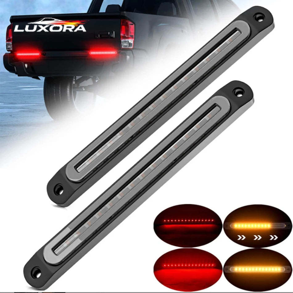 For Pickup 2PCS In Trailer Tail Bar Brake Stop Turn Signal