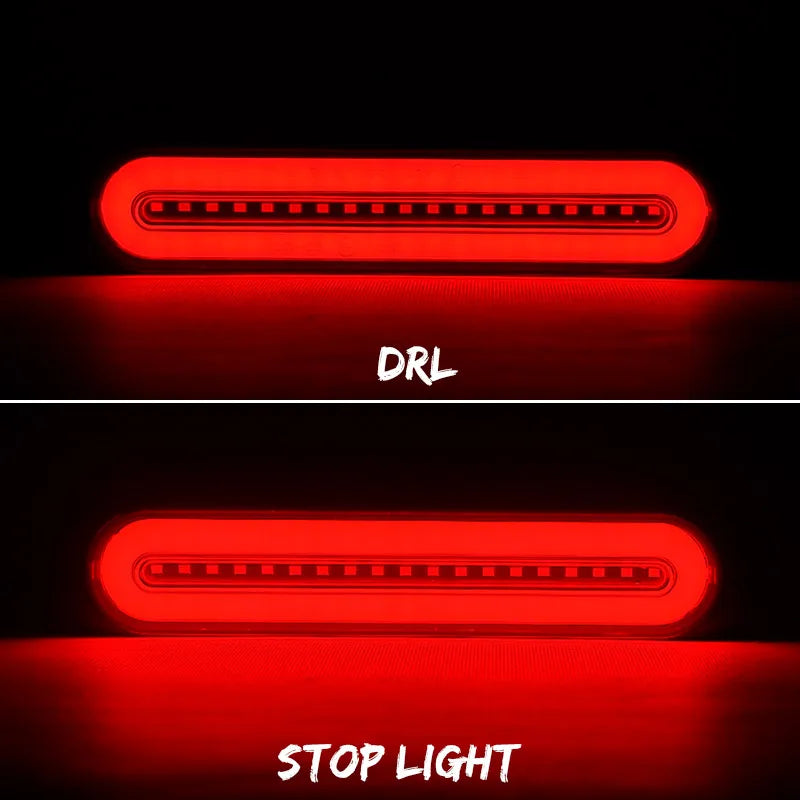 For Trailer IN1 Neon Brake Taillight Bar Truck Tow Boad Wagon