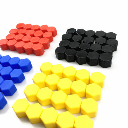 20PCS 21MM Nut Silica Gel Covers Wheel Nuts Screw