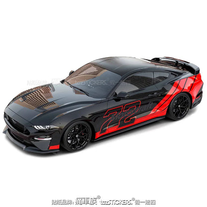 For Ford Mustang Gt Sticker Body Appearance Modification Fashion