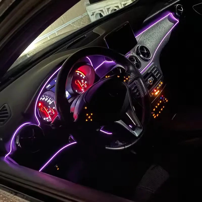 5M Interior Atmosphere Lighting Strip 5V Flexible El Cold