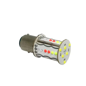 2PCS Strobe Flash RGB 1157 bay15d Cob 30chips Brake
