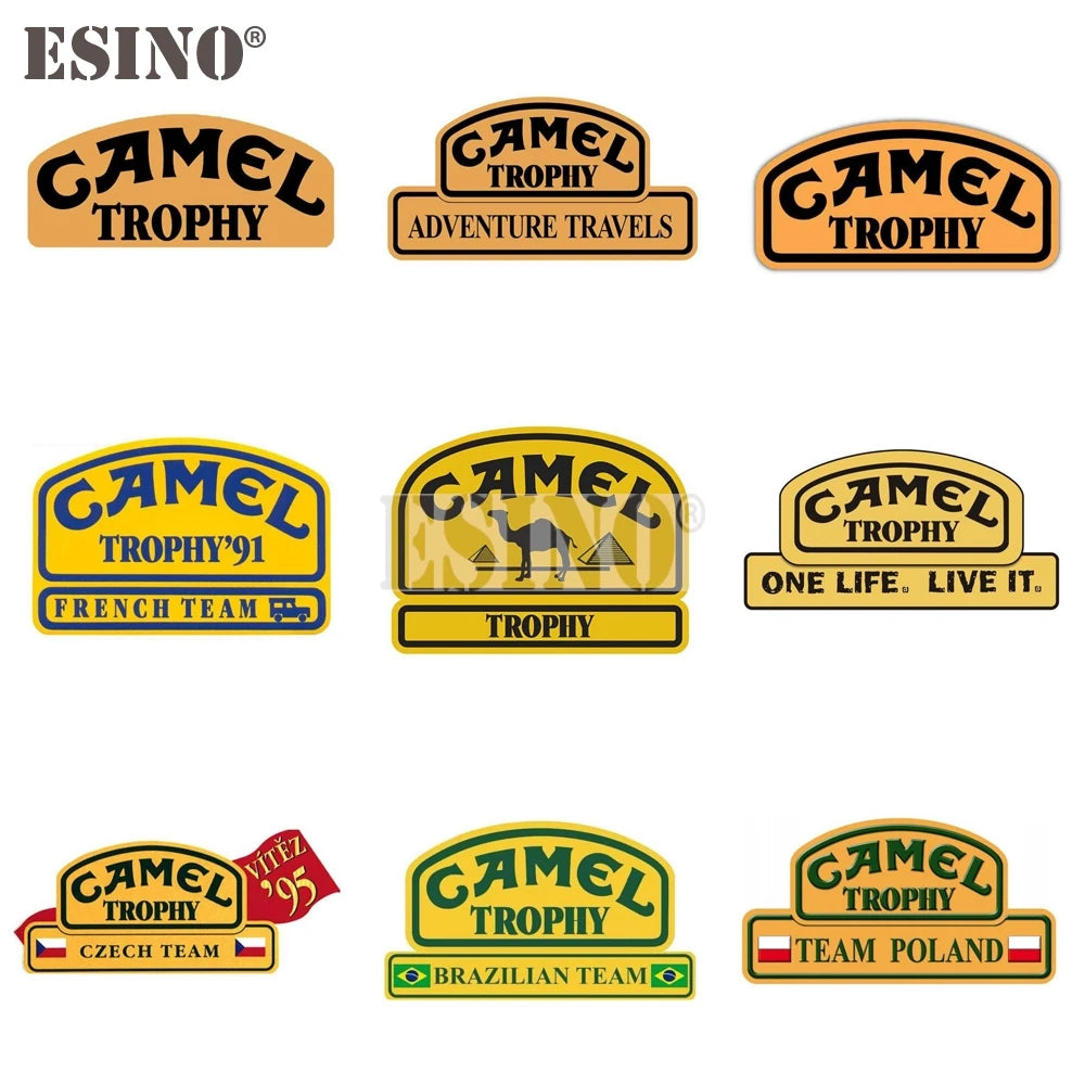 Creative Funny Camel Trophy Sticker Cartoon Pvc Decal Waterproof