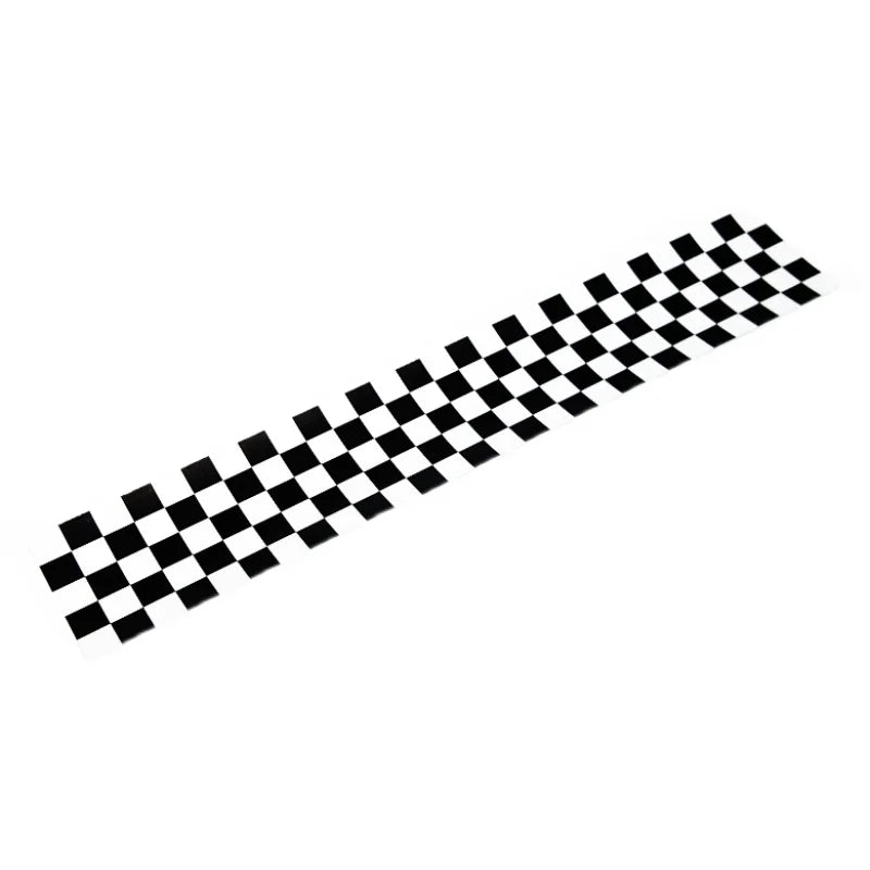 Black White Squa Stickers Waterproof Checkered Vinyl Decal