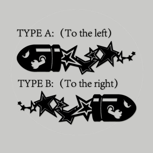 For A Unique Bullet Cartoon Stickers Cute Funny Personalized