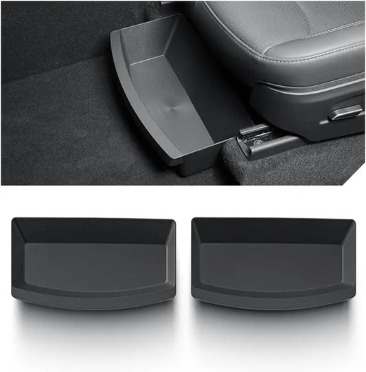 For Tesla Model Y Juniper 2025 Front Under SEAT Storage Box Tpe