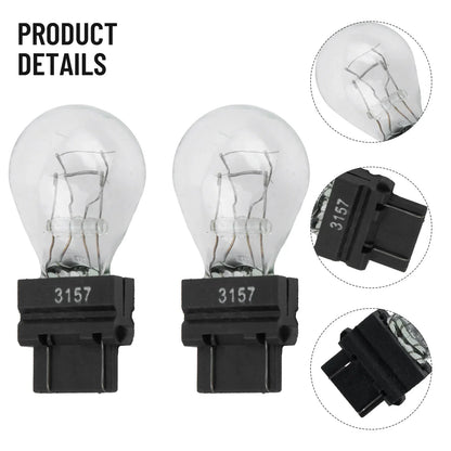 2PCS 3157 3156 3157LL Brake Bulbs Halogen Turn Signal