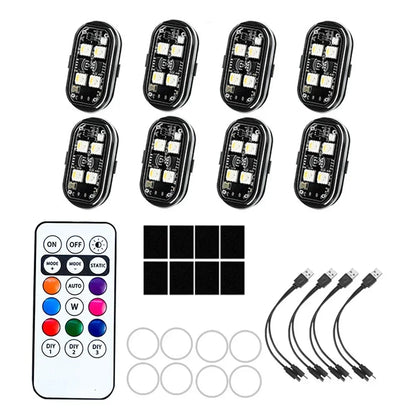 Aircraft Airplane Helicopter Warning RGB Motorcycle Strobe Flash
