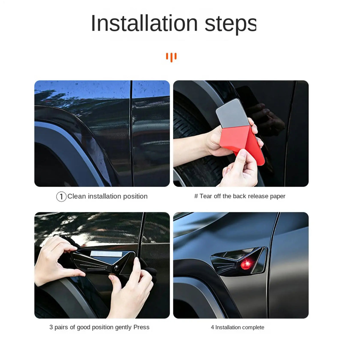 For Sedan solar-powered Warning self-adhesive Simulated Camera