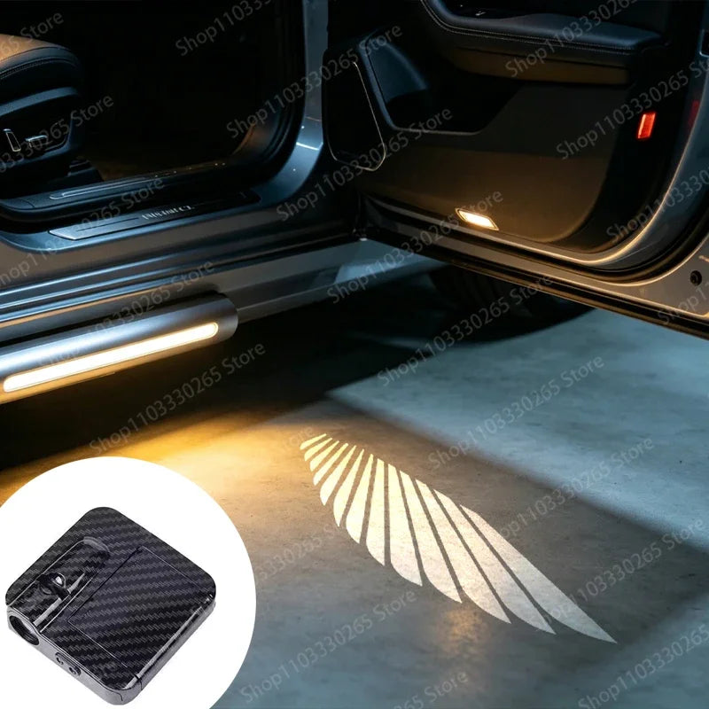Angel Wings Welcome Supplies Atmosphere Door Lighting Floor