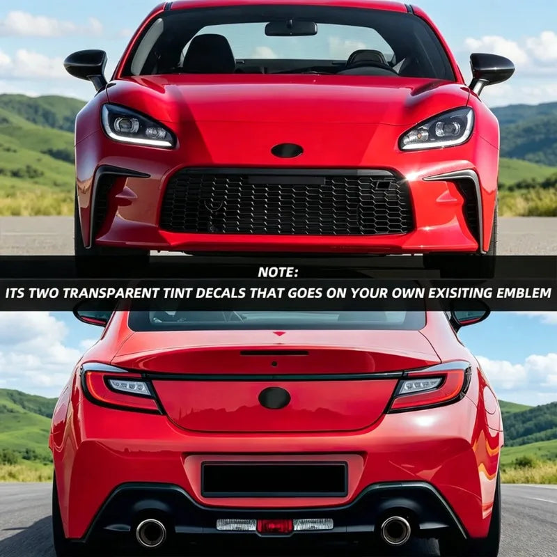 For Toyota GR86 2022-2025 Pre Cut Dark Smoked Tpu Ppf Front