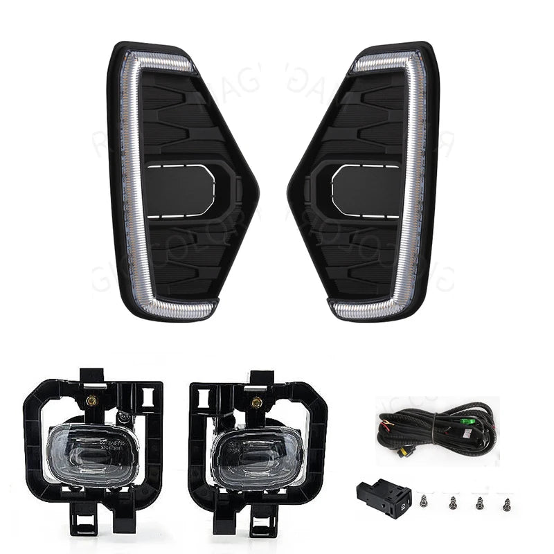 For Nissan Navara NP300 Frontier 2020 Fog Drl Daytime Running