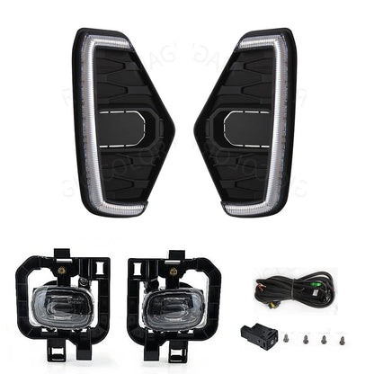 For Nissan Navara NP300 Frontier 2020 Fog Drl Daytime Running