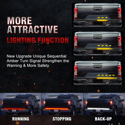 432LED 48 Inch Truck Tailgate Bar 12V Function Brake