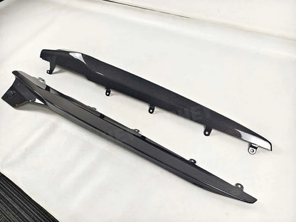 For BMW 8 Series G14 G15 Jchey Dry Carbon Fiber Side Skirts