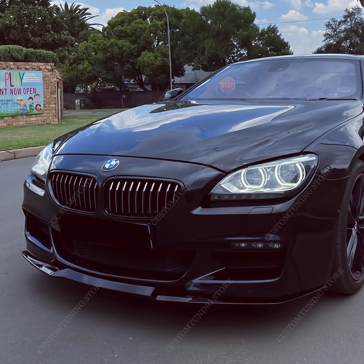 For BMW F06 F12 F13 640I Mp Front Bumper Lip Spoiler Splitter