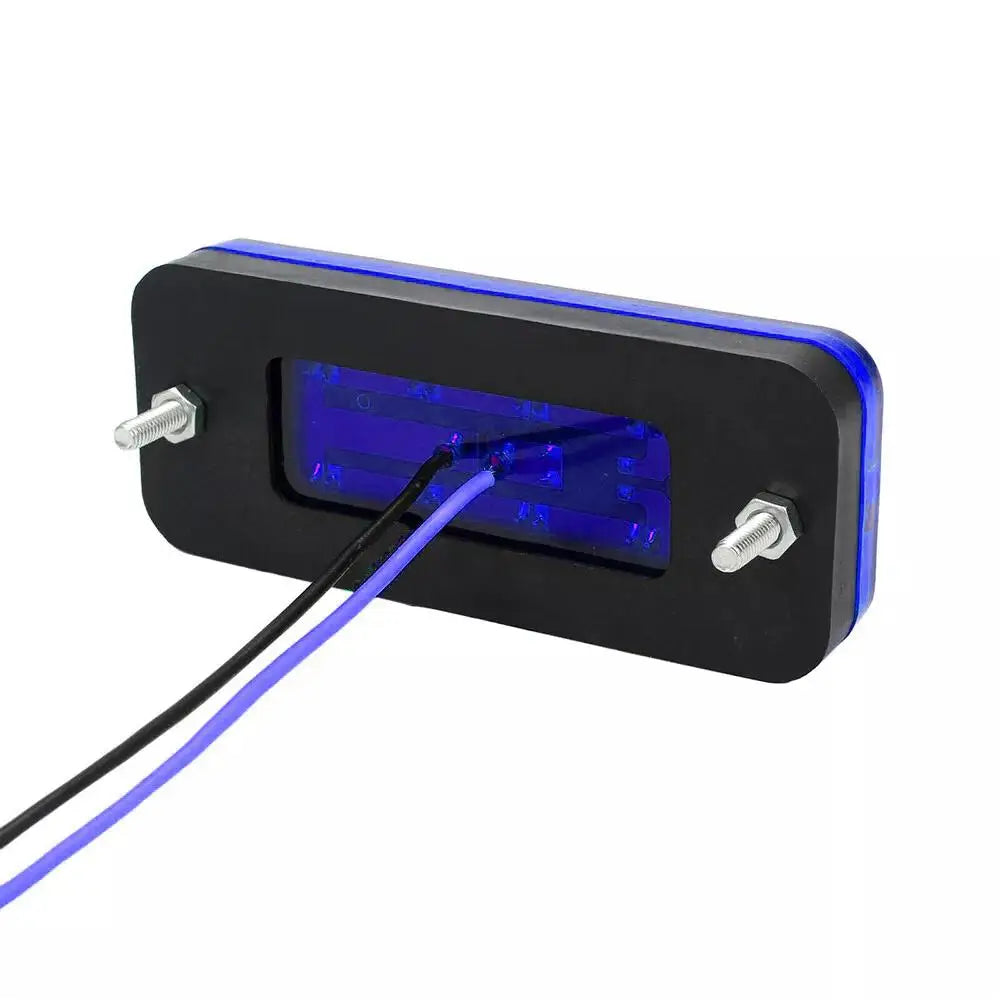 2PCS Blue Side Marker Indicator Clearance 12V Truck Trailer