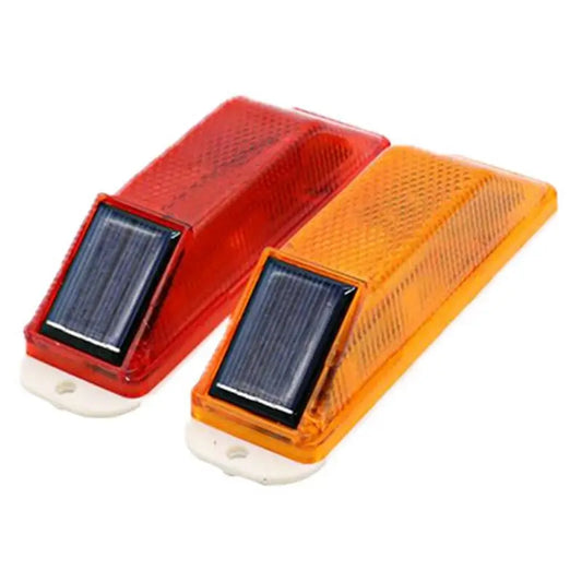 Solar Strobe Warning Rechargeable Night Safety Driving Flashing