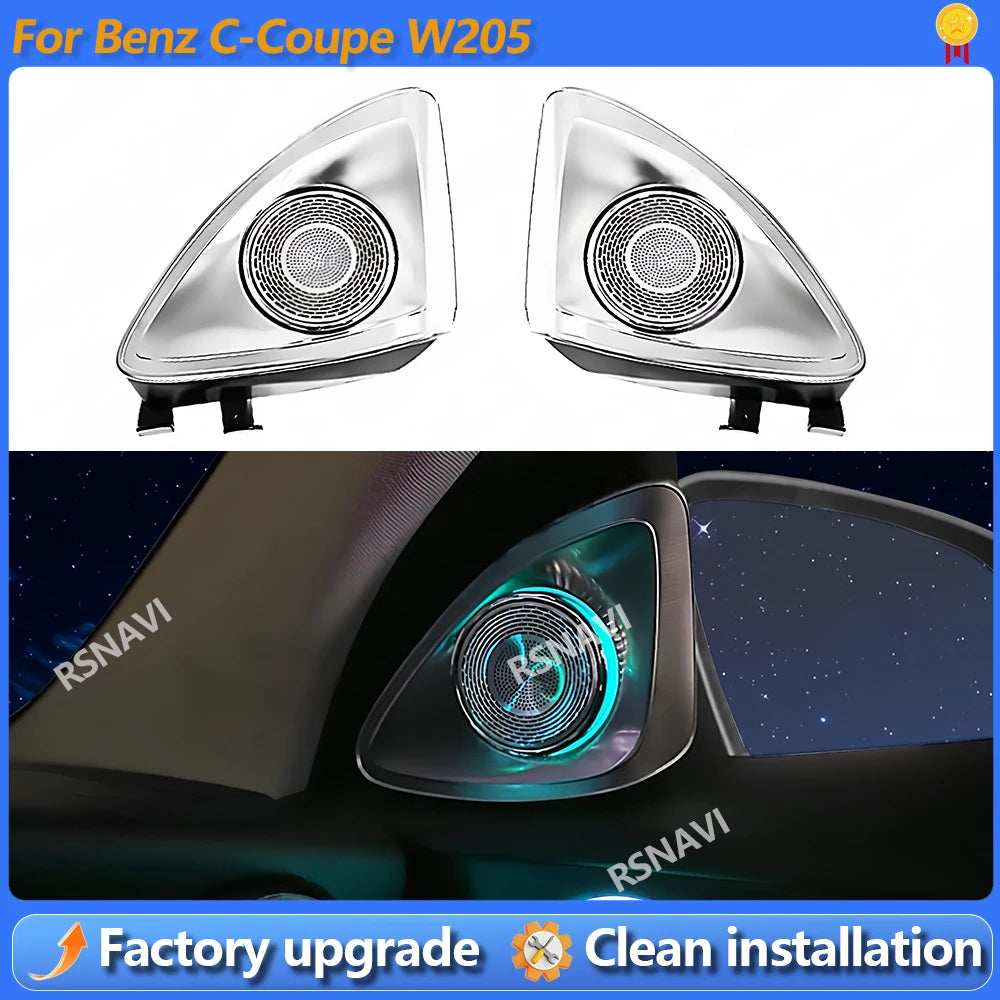 For Mercedes-Benz 4D Rotating Tweeter W205 Colors c-coupe