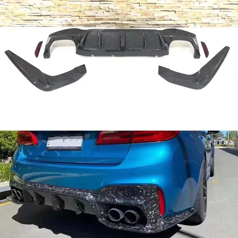For BMW 5 Series M5 F90 G30 G38 Carbon Fiber Rear Bumper