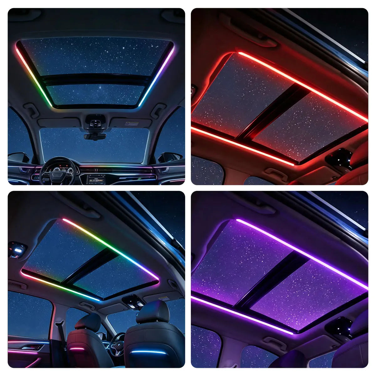 Ambient Lighting Skylight Symphony RGB 140CM Panoramic Interior