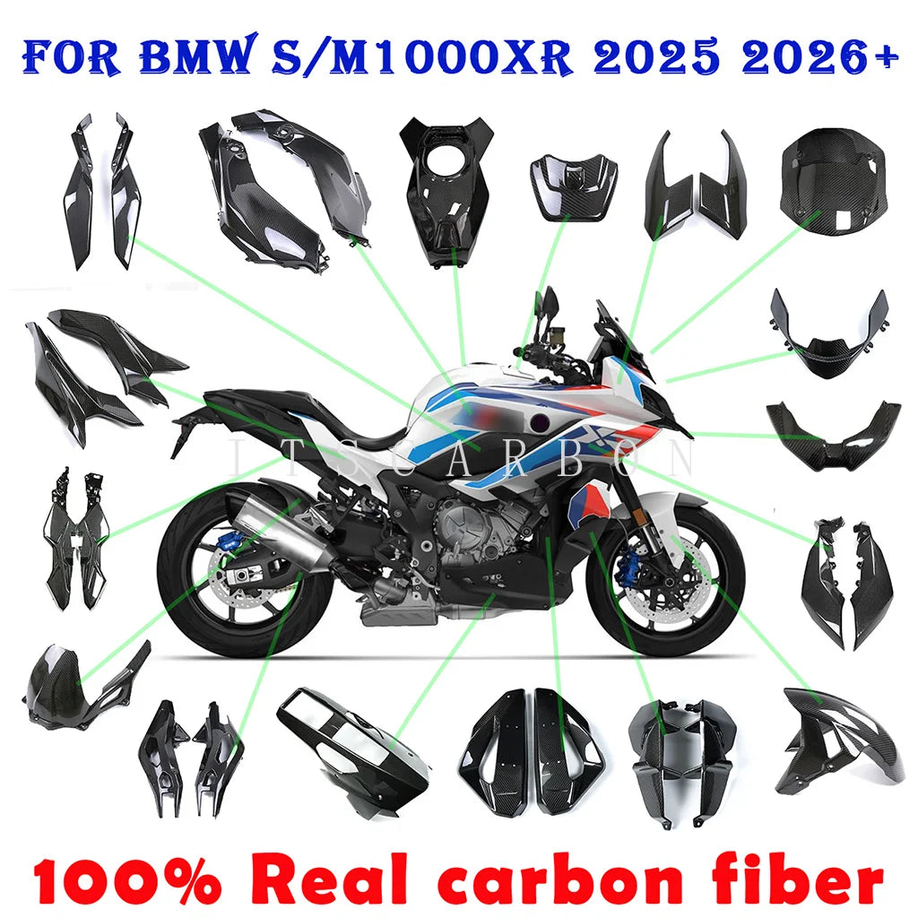 For BMW S1000XR M1000XR 2024 2025 Motorcycle Full Real Carbon